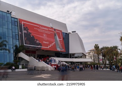 CANNES, FRANCE - May 21st 2022 Red Carpet At The Palais Des Festivals Et Des Congres
