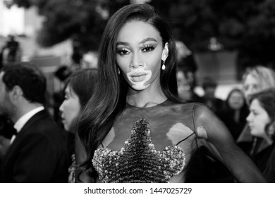 CANNES, FRANCE - MAY 22: Winnie Harlow attends the premiere of the movie "Oh Mercy!" during the 72nd Cannes Film Festival on May 22, 2019 in Cannes, France. 