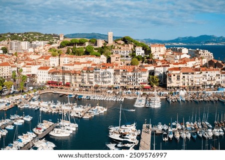 Similar – Image, Stock Photo Famous panoramic view above the roofs of Verona