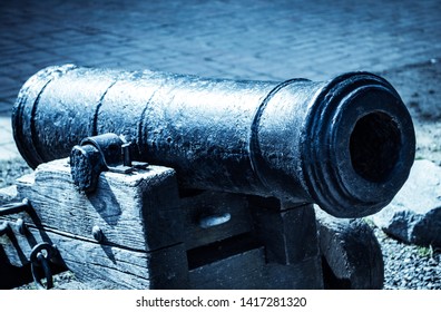 Cannon At Chesapeake Bay Maritime Museum In St. Michaels, Maryland