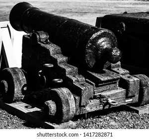 Cannon At Chesapeake Bay Maritime Museum On The Eastern Shore