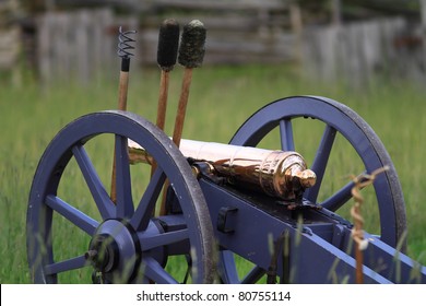 Cannon In Field Of Upper Canada Village