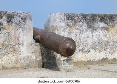 Cannon In A Fort In Cartagena, Columbia