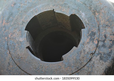 A Cannon Hole Where The Ball Was To Be Entered For Firing