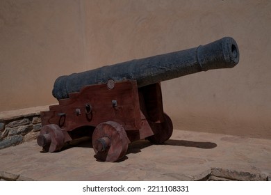 Cannon In Nizwa Fort In Oman