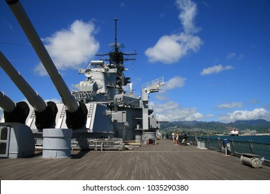 Cannon Of The Uss Missouri