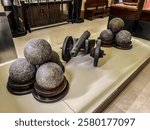 cannonballs in museum in Grandmaster