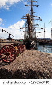 Cannons In The Harbour Skagen Denmark