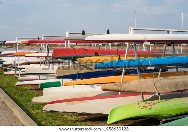 Canoe, kayak and\
catamarans warehouse,\
rental.