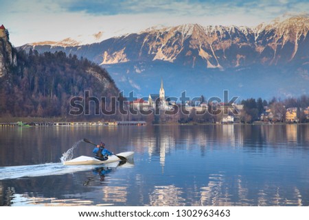 Image, Stock Photo Bergen