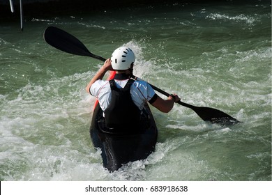 Canoe Slalom In Augsburg