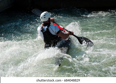 Canoe Slalom In Augsburg