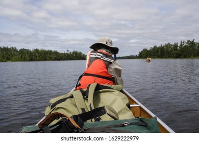 Canoe Trip Into The Boundary Waters Canoe Area Wilderness In Northern Minnesota.