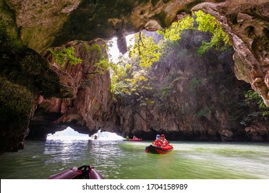 Canoeing at Hong island, Phang Nga Bay, Thailand - Powered by Shutterstock