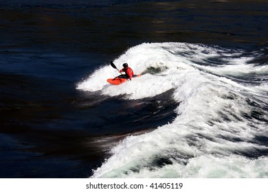 Canoeing At The Skookumchuck Narrows