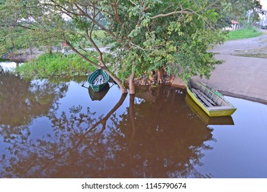 Canoes On The Pilcomayo River