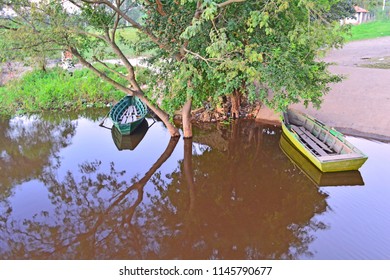 Canoes On The Pilcomayo River