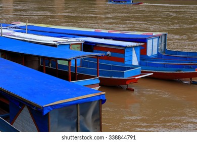 canoes-laos - Shutterstock ID 338844791