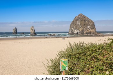 Canon Beach On Labor Day Weekend September 2nd 2018 Canon Beach Oregon.