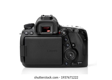 CANON EOS 6D Mark II DSLR New Digital SLR Full Frame Camera. Camera On White Background. 21.12.2018, Rostov Region, Russia