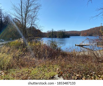 Canopus Lake In Morning Glare.