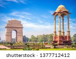 Canopy and India Gate in New Delhi, India