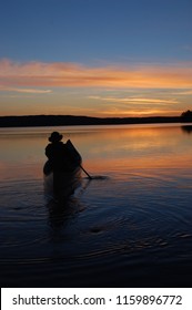 Canoying In The Midnight Sun In Sweden