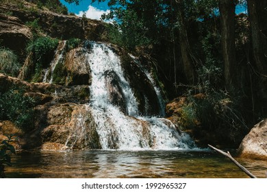 Cantavieja River Tributary Of The Bergante River. Teruel Province