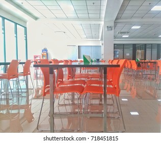 Canteen Room In The Factory.