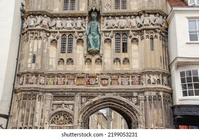 Canterbury June 2018; The Christchurch Gate Entrance To Canterbury Cathedral