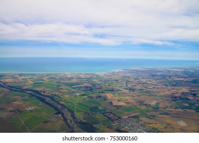 Canterbury Plains From Above