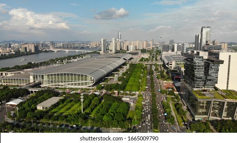 Canton Fair Complex Aerial View