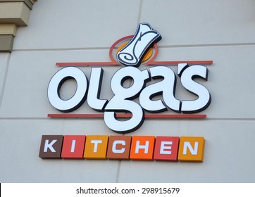 CANTON, MI - JUNE 3:  Olga's Kitchen Whose Canton Location Logo Is Shown On June 3, 2015 Has 28 Locations In Michigan.