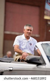 Canton, OH - 6 August 2016:  NFL Hall Of Fame Player Chris Hanburger  In A Parade.