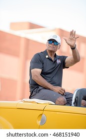 Canton, OH - 6 August 2016:  NFL Hall Of Fame Player Anthony Munoz In A Parade.