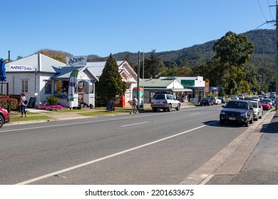 Canungra NSW, Australia - Jul 29, 2017. A Small Village With A Lot Of Through Traffic In The Gold Coast Hinterland. Ideal For Travel, Tourism, Holiday, Vacation And Weekend Escape Editorials. 