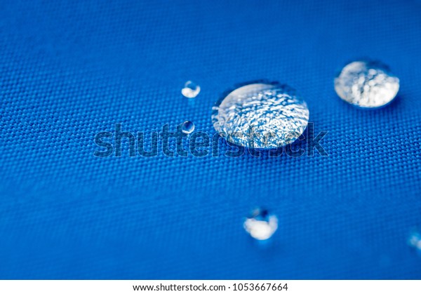 Canvas Fabric several\
different of water repellent and waterproof fabrics. How to\
waterproof fabric with these simple instructions for Experiment by\
drop water on it.