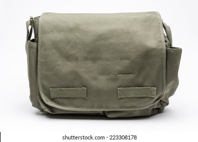 Canvas Messenger Bag Front