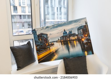 Canvas Photo Print In The Interior