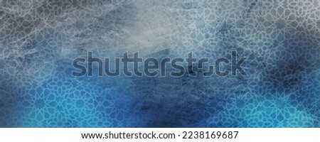 canvas texture background with islamic pattern