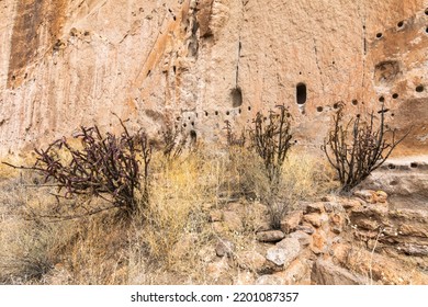 Canyon In Bandelier National Monument, New Mexico, USA 