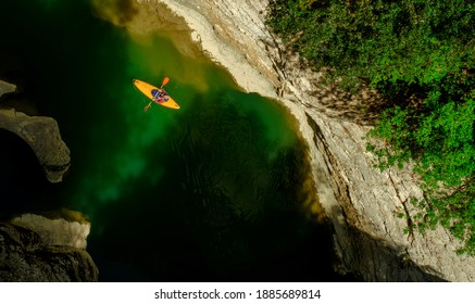 The Canyon Of The Metauro River, Fossombrone, Italy