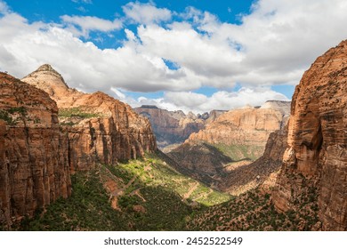 Canyon overlook in Zion National Park, Utah, United States of America, North America - Powered by Shutterstock