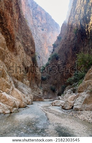 Canyon Saklikent in Turkish means 