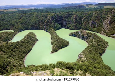 Canyon Uvac River Special Nature Reserve, Serbia