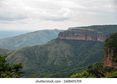 Canyon In The Windy Park In Chapada Dos Guimaraes