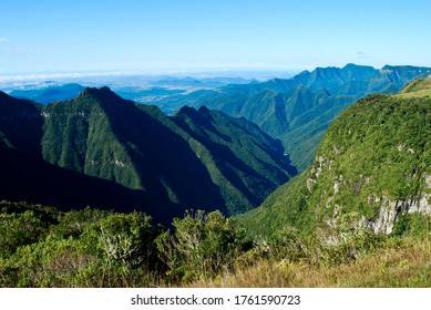 Canyons And Mountains In Aparados Da Serra, Rio Grande Do Sul, Brazil