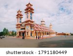 Cao Dai Temple located in Southern Vietnam