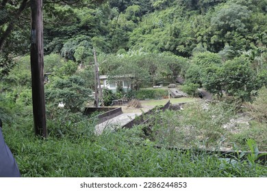 Caoling Old Trail (草嶺古道) in New Taipei and Yilan, Taiwan. 