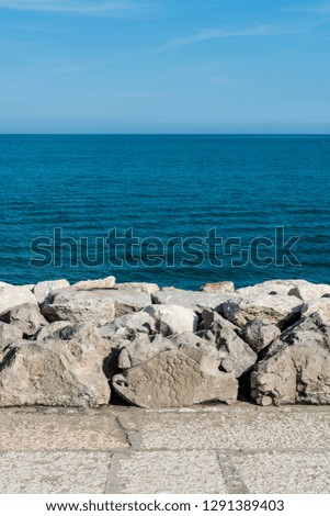 Similar – Foto Bild Strandkabine Sand MEER